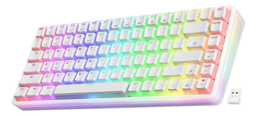 Ltc Neon75 Teclado Mecánico Inalámbrico 75% Modo Triple, Rgb