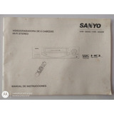 Manual De Instrucciones Videograbadora Sanyo