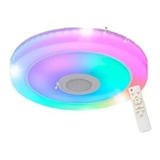 Lampara De Colores Led Reproductor Musical Bluetooth Control Color Blanco