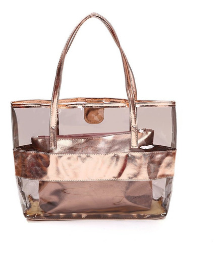 Tote Bag, Ladies Fashion Transparent Tote Shoulder Bag