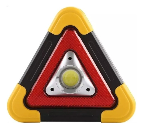 Luz Emergencia Vial Triangulo Solar Para Carretera Usb