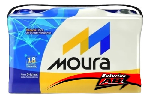 Bateria Auto Moura 12x65 Ref M22gd Focus Bora Gol 208  Logan