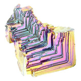 Cristal Mineral De Metal De Color Bismuto Natural