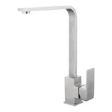 Misturador Torneira Monocomando Cozinha Inox F 1028 Quadrada