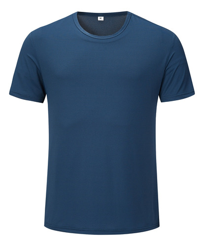 Polera Dryfit Manga Corta Microperforada Deportiva Hombre 