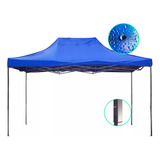 Carpa Toldo Techo De Lona Estructura Acero Reforzado 3x4.5 M