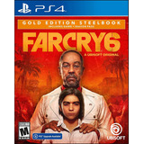 Videojuego Ubisoft Far Cry 6 Playstation 4 Gold Steelbook Ed