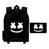 Combo Mochila Reforzada Urbana + Cartuchera Dj Mashmello Xx