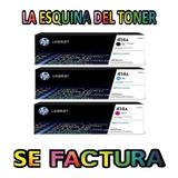 Pack 3 Toner Hp 414a Negro Magenta Cian Orig Factura M454 