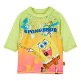 Playera Manga Larga De Bob Esponja Para Niños Talla 6-7 Años