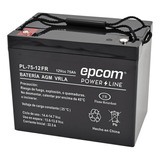 Batería Solar / Vrla Agm 12v 75ah / Ciclo Profundo / Epcom-