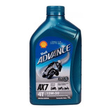 Aceite Moto Shell Advance Ax7 15w50 Semi Sint Avant Motos 