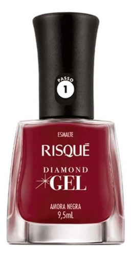 Esmalte Risque Gel 9,5ml Amora Negra