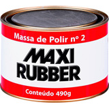 Massa De Polir Nº 2 Polimento Automotivo Maxi Rubber 490g