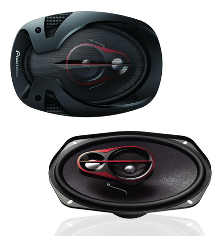 Parlantes Pioneer 6x9 400w 3 Vías Pioneer Ts-r6951s 16x24cm