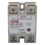 Rele Solid State Relay Module Ssr-100dd 5-200vdc/3-32vdc