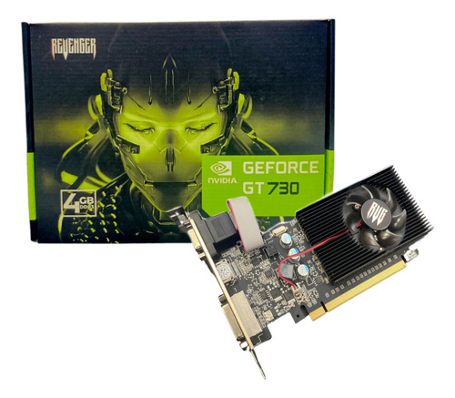 Placa De Vídeo Gt 730 Nvidia Geforce 4gb Ddr3 128 Bits
