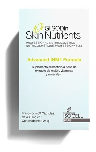 Glisodin Skinnutrients Advanced Inm1 Formula 60 Capsulas 