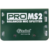 Proms Radial 2 Divisor De Microfono Pasivo