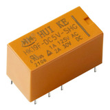 Pack X2 Rele 5v Doble Inversor 2a Relay Hk19f-dc5v-shg