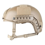 Casco Tactico Militar Ajustable Seguridad Al Aire Libre Color Coyote Talla Talla Unica