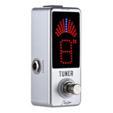 Mini Pedal Afinador Tuner Guitarra Cromático Rowin Lt-910