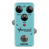 Pedal Nux Morning Start Mini Core Overdrive Guitarra Efecto