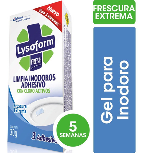 Lysoform Limpia Inodoros Adhesivo Frescura Extrema X 9u
