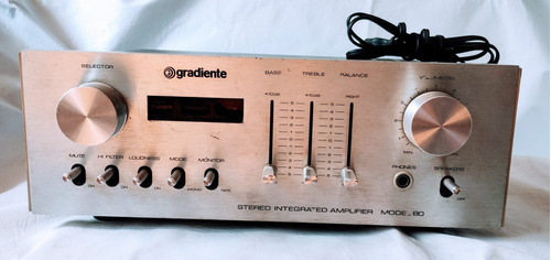 Amplificador Gradiente Model 80 -stereo Integrated Amplifier