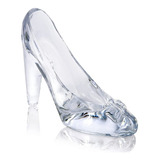 Zapatilla De Cristal Transparente De Princesa Con Lazo De Cr