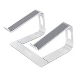 Soporte Base Aluminio Para Mac Macbook Notebook 10 - 16 Color Gris