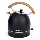  Pava Electrica Homk 1.7l 220v Negra Retro Vintage Hervidor