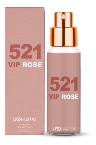Perfume - Lpz.parfum Fem - 521 Vip Rose 15ml Volume Da Unidade 15 Ml