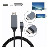 Cable Adaptador Hd Usb Tipo C A Hdmi Para Macbook/iPad 4k