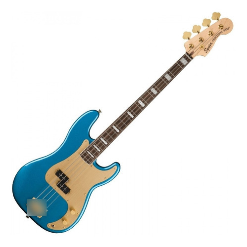 Squier 40th Anniversary Precision Bass, Gold Edition Bajo Cantidad De Cuerdas 4 Color Lake Placid Blue