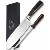 7 inch, Cuchillo De Chef De Cocina Profesional Santoku Por S