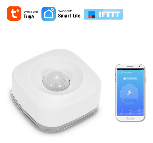 Sensor De Alarma Con Movimiento Tuya Infrared Security Wifi