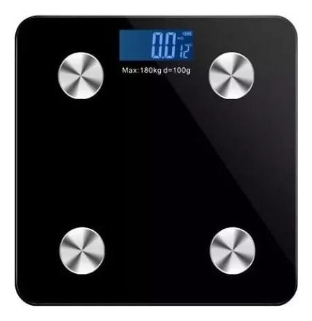 Balanza Personal Digital Kilos Para Baño Vidrio Templado Col