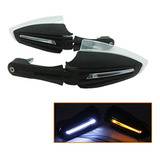 2 Guardamanos Universales For Motocicleta Con Luz