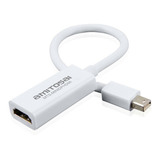 Adaptador Desde Mini Displayport Hacia Hdmi 4k 60hz Full Hd Compatible Con Thunderbolt Y Macbook Mts-minidphdmi Amitosai Blanco