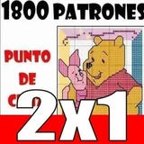 1800 Patrones Punto De Cruz, Con Variados Motivos!!.