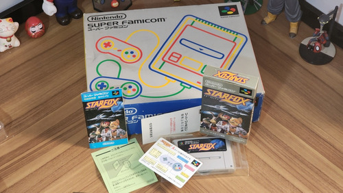 Super Famicom + Starfox Original Na Caixa