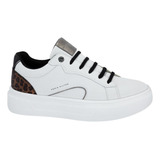 Tenis De Dama Casual Paris Hilton 765w Color Blanco