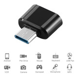 Otg Tipo C Hub Adaptador Otg Usb Tipo C Tablet O Celular Bl