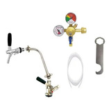 Haste Inox Para Barril + Valvula Extratora + Torneira Chopp