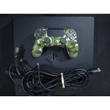 Consola Playstation 4 Ps4 Pro 1tb Negro Con Control Verde