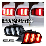 For 2015-2020 Ford Mustang Euro Style Led Tail Lights W/ Aag