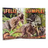 Poster Feliz Cumpleaños - Jurassic World