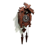 Reloj De Pared Vintage De Madera Grande  Rylai .