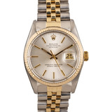 Cartula Para Reloj  Rolex Datejust Plata Oro Acero  Usada